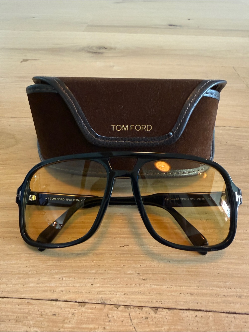 Tom Ford Eyewear Falconer Square Frame Sunglasses - Picture 8 of 9